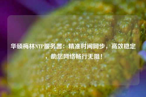 華碩梅林NTP服務(wù)器：精準時間同步，高效穩(wěn)定，助您網(wǎng)絡(luò)暢行無阻！