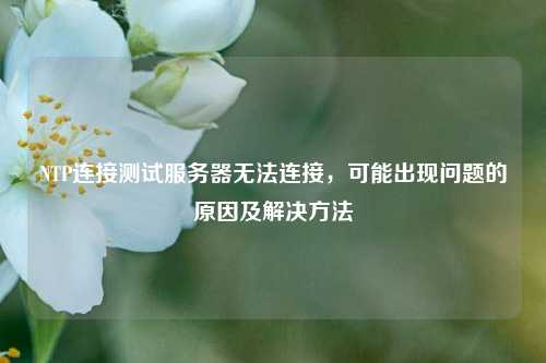 NTP連接測試服務(wù)器無法連接，可能出現(xiàn)問題的原因及解決方法