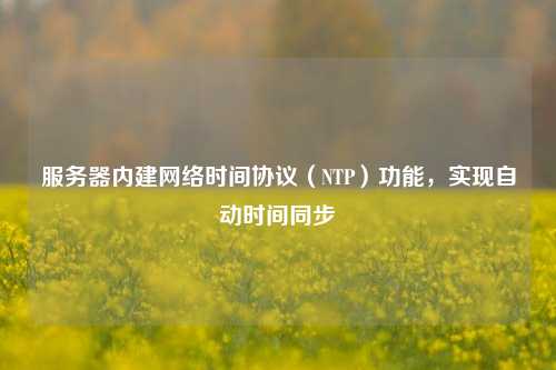 服務器內(nèi)建網(wǎng)絡(luò)時間協(xié)議（NTP）功能，實現(xiàn)自動時間同步